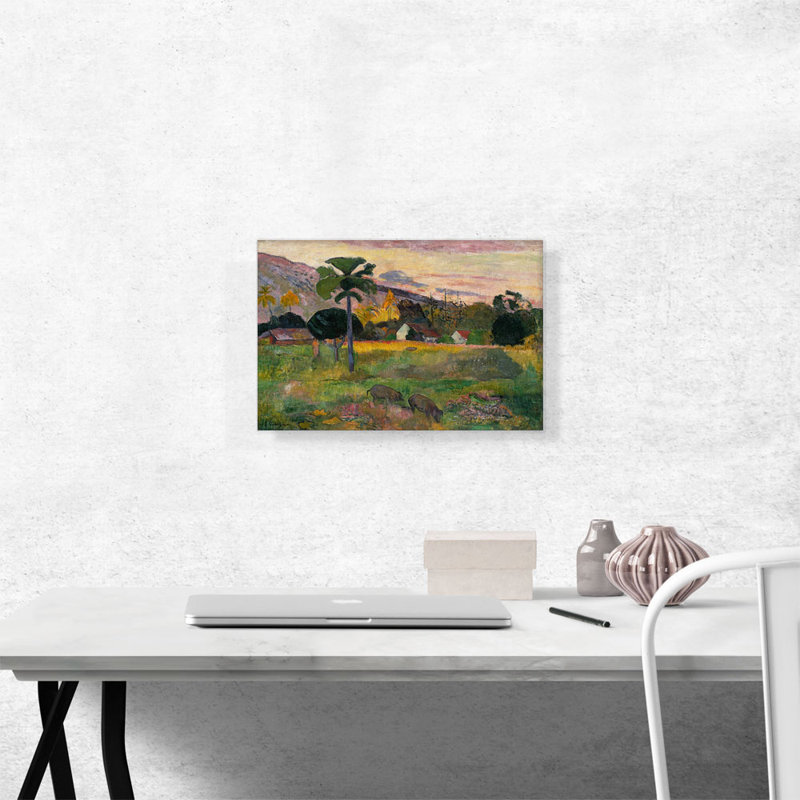 «Haere Mai 1891» par Paul Gauguin, reproduction d'art sur toile tendue, H 12 po x l 18 po x 1,5 po