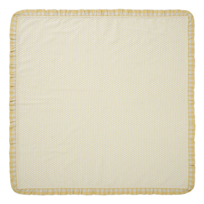 Buzzy Bees Square Cotton Table Topper