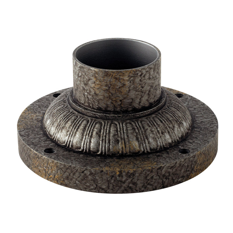 Base de pilier 2 po, Granite noir