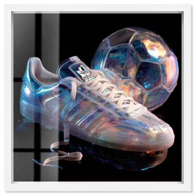 «Sneaker and Soccer Ball Sports», reproduction artistique par Art Remedy