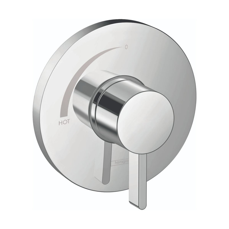 Ecostat S 1-Handle 6-Inch Wide Pressure/Shower Balance Valve Trim Only, Chrome