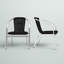 Chaise de patio empilable Herdon-23847977