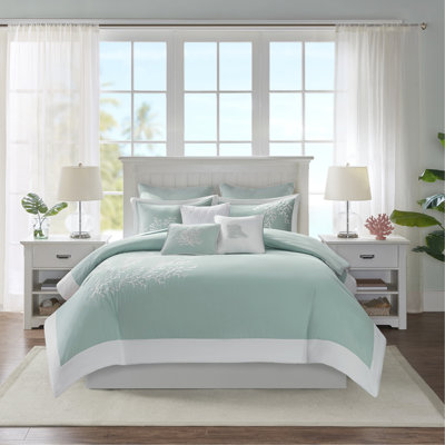 Ensemble de housse de couette mini turquoise