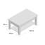 Alaine Solid Wood Four Leg Coffee Table with Storage-24545538