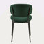 Ensemble de 2 chaises de salle à manger en tissu Boucle avec pieds en métal pour la salle à manger, la cuisine et le salon-117538481-117538482