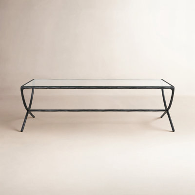 Evelynn Glass Top Coffee Table