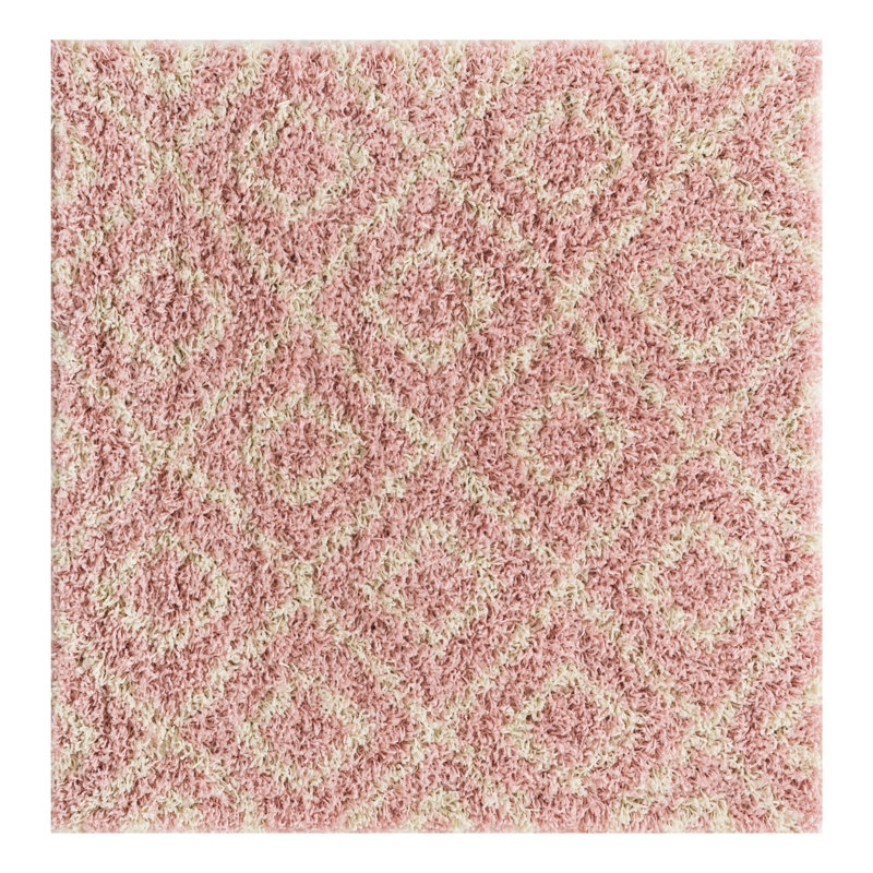 Geometric Indoor Rug, Square 3'3"