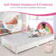 Lit plateforme pour enfants en tissu
