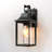 Mozingo 1 - Light Clear Glass Outdoor Wall Lantern with Dusk to Dawn-1598351531