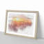 Sunset over the Hills in Abstract - Picture Frame Graphic Art Print-55724476-55724475