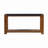 Uniquely Designed Oak Veneer Console Table with Distinctive Side Shapes, Suitable for Entryway, Hallway, Living Room, Foyer, Corridor-1362819773