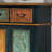 American vintage shoe cabinet side cabinet 18 Pair Shoe Storage Cabinet
