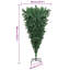 vidaXL Upside-down Artificial Pre-lit Christmas Tree with Ball Set-1301044320
