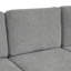 Chaise longue rembourrée avec porte-gobelet intégré-129916162