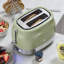 Swan  Retro 2 Slice Toaster with 6 Browning Levels for Toast, Bagels, Breakfast Muffins, Defrost/Reheat/Cancel, Hidden Cord Storage, Non-Slip Feet, 930W