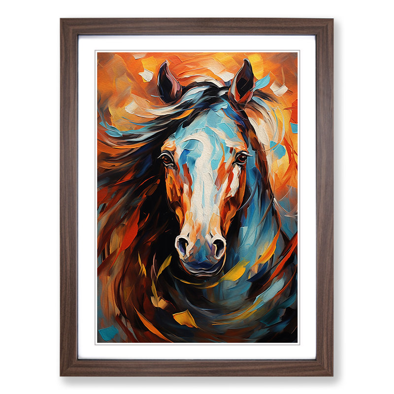 Horse Expressionism No.2 - Framed Print