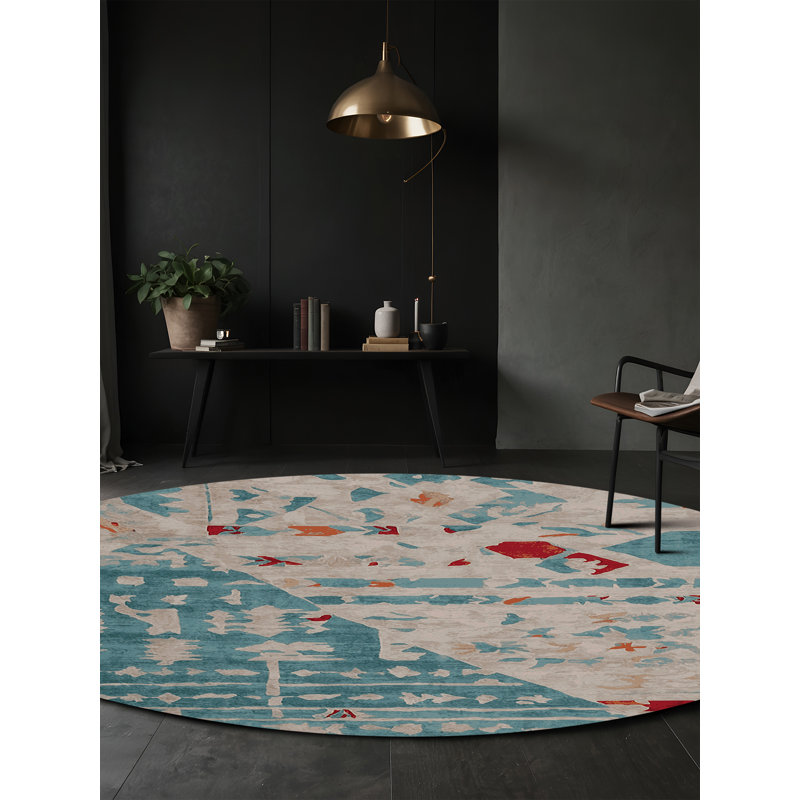 Tapis gris soyeux et moelleux, Rectangle 2 pi x 3 pi