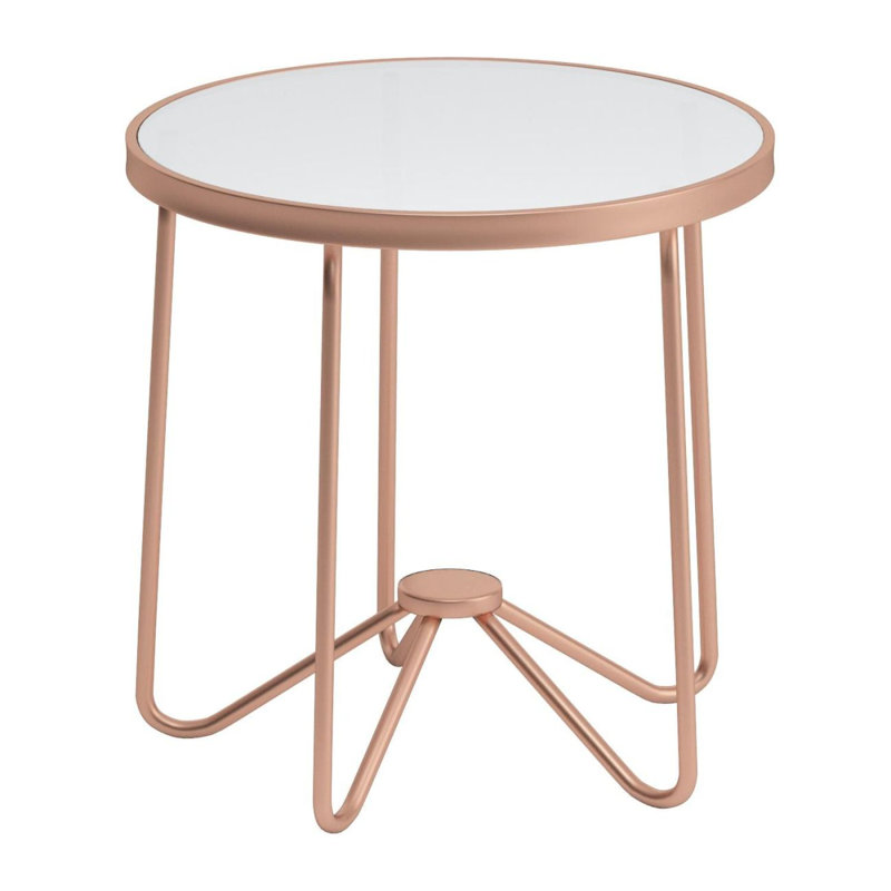 End Table With Glass Top