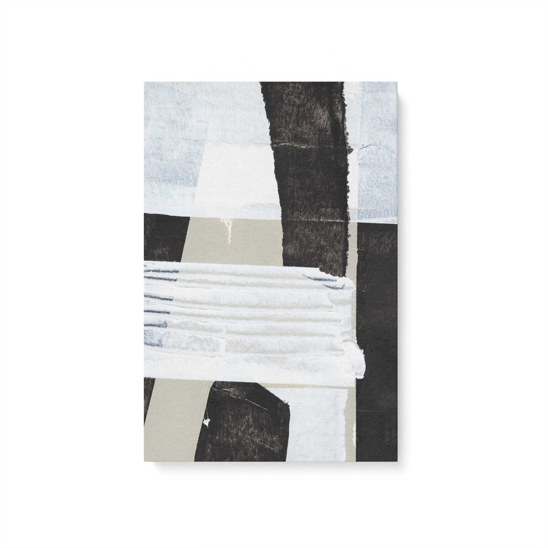 Toile tendue Fragments of Contrast II, H 18 po x l 12 po