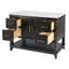 Reece 48 in. W Quartz Top Single Sink Bathroom Vanity