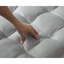 Canapé-lit convertible en velours, siège simple avec coussin de dossier, dossier amovible, pour le salon et la chambre à coucher, ensemble de lit inclinable gris de 68 lb, velours, rembourrage en mousse, chambre, dortoir-117708347