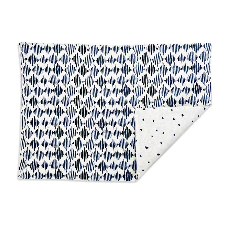 Lenox Blue Bay Napkin, Polka Dots, White