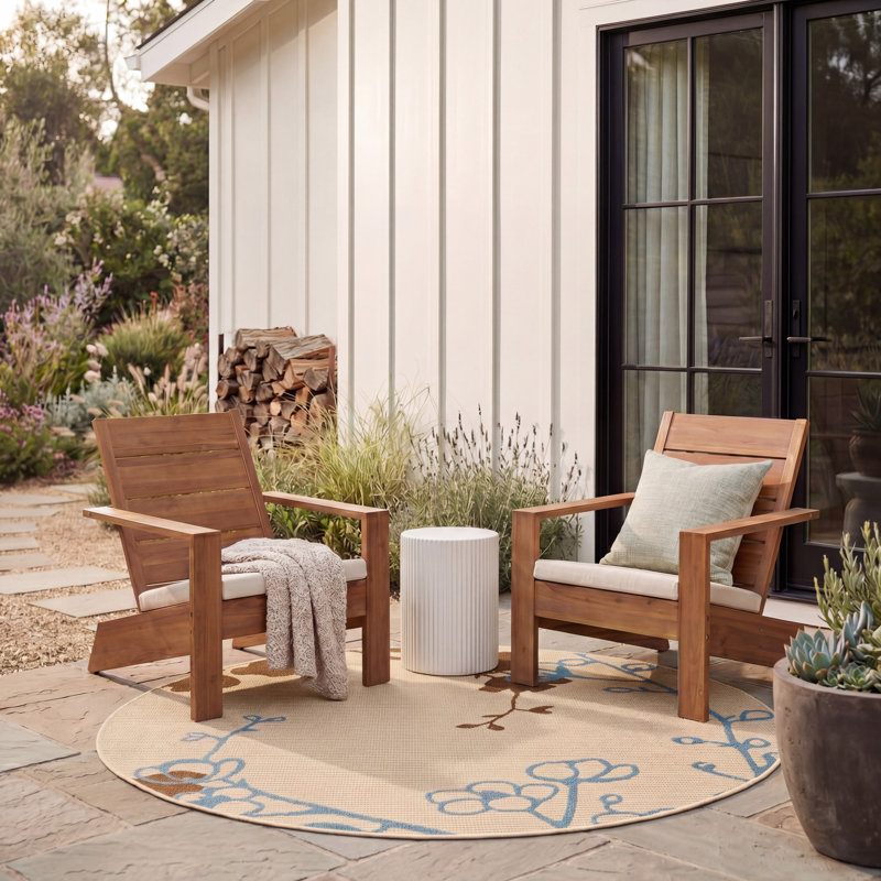 Herefordshire Performance Floral Indoor/Outdoor Area Rug