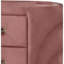 Table de chevet 2 tiroirs en rose