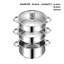 SQ Professional 4.5L Stainless Steel Steamer Pot