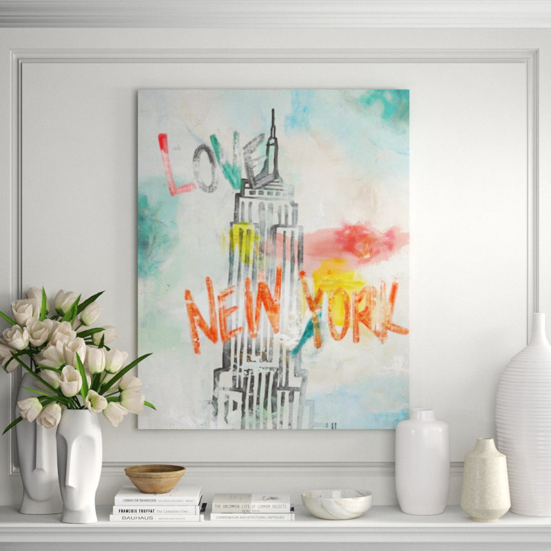 Want To Visit Again II Print by Sofia Fox, Knife Gel, 45" H x 36" W x 1.5" D 