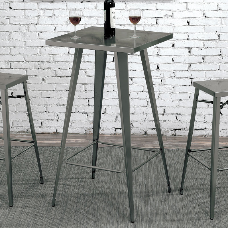 Tyshawn 2 - Person Four Leg Dining Set, Bar Stool (30" Seat Height)