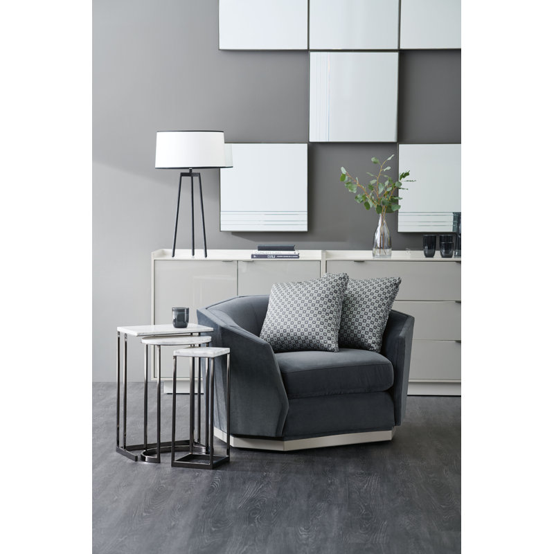 Modern Expressions Wood Square Wall Mirror