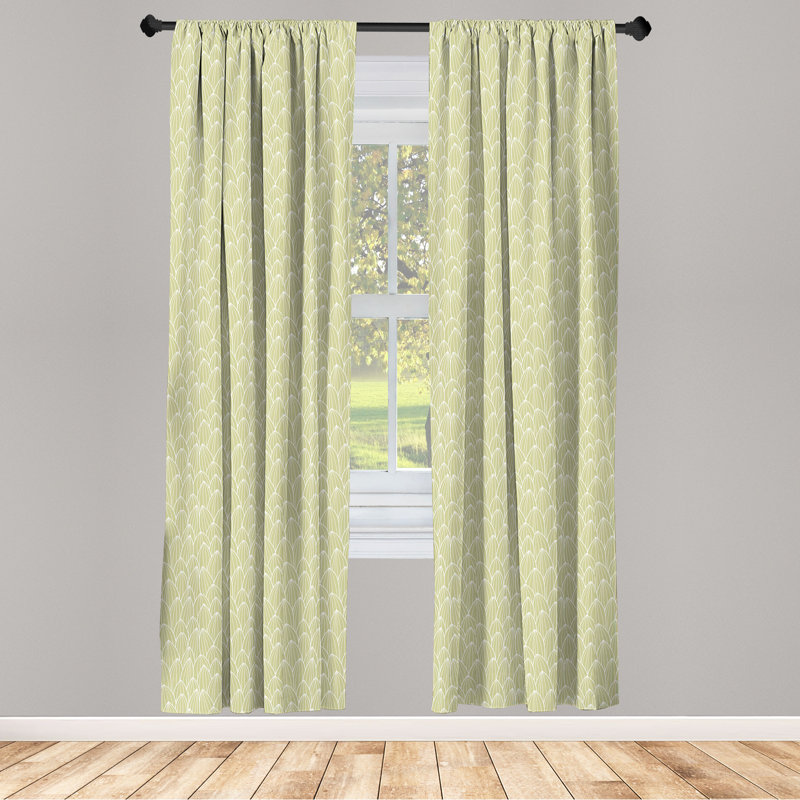 Semi Sheer Curtain Pair, 28"W x 84"L