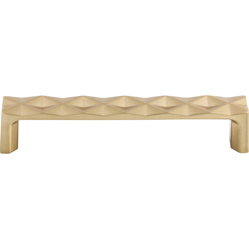 Quilted Bar pull, 5 1/16" Center to Center, Honey Bronze