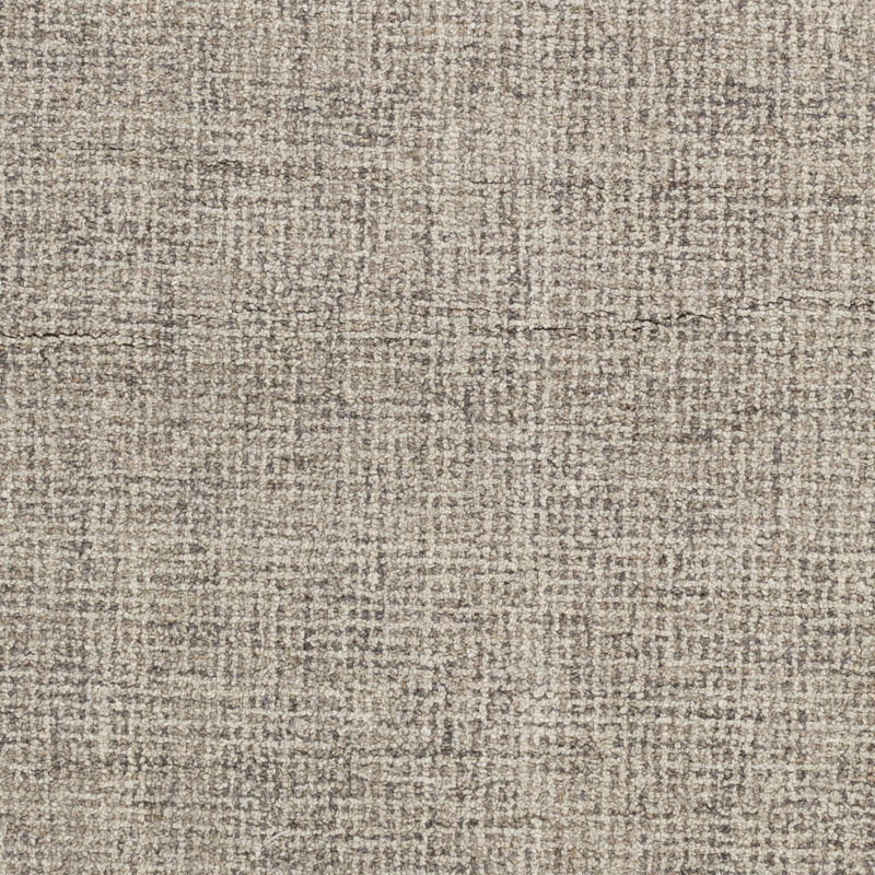 Aiden Hand Tufted Wool Area Rug in Gray, Rectangle 8' x 10'