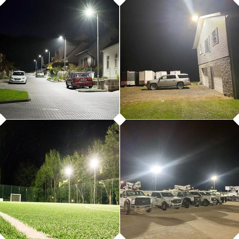 Éclairage extérieur 200W à DEL avec photocellule, 30 000 lm, 5 000 K, éclairage commercial extérieur imperméable certifié IP65 avec fixation réglable