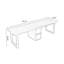 Bureau rectangulaire en bois massif brun noisette-1093624027