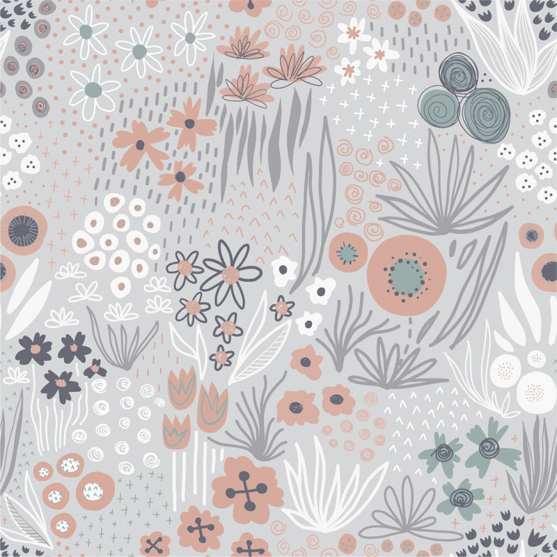 Carreau de papier peint l 25 po, L 2,09 pi x L 10,42 pi