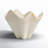 Round Stoneware Ruffled Bowl with Reactive Glaze