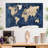 Wood Textured World Map Canvas Print-323937778-332438971-293910402