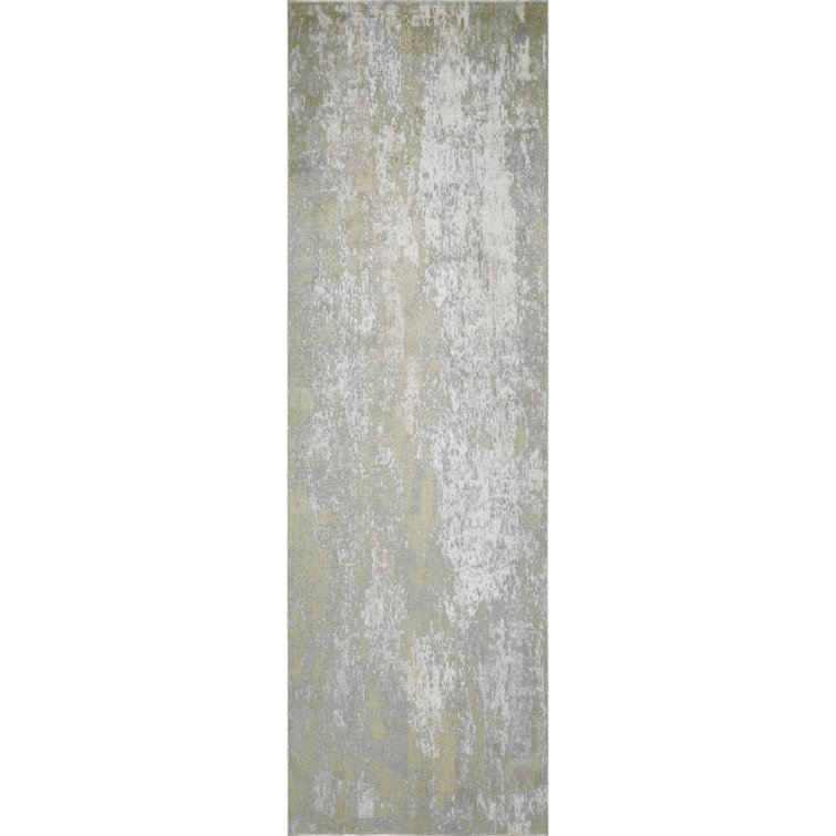 Machine Washable Bridget Green/Ivory Rug