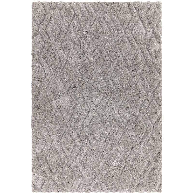 Peck Geometric Shag Area Rug, Rectangle 200cmx 290cm