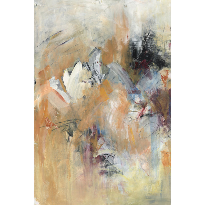 " Frozen Spring I " Painting Print, 12" H x 8" W 
