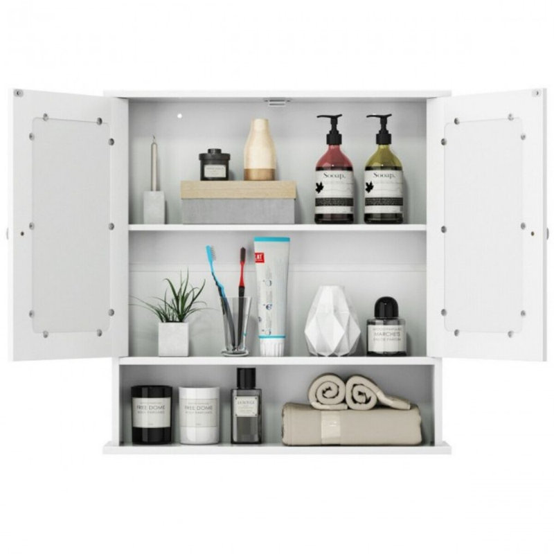 Barbro Bathroom Cabinet, White