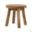 Table d'appoint ronde en bois massif