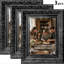 Cadre photo 3 pièces 5 "x 7" noir pour table de salon-2069514374-2069514375-2069514378