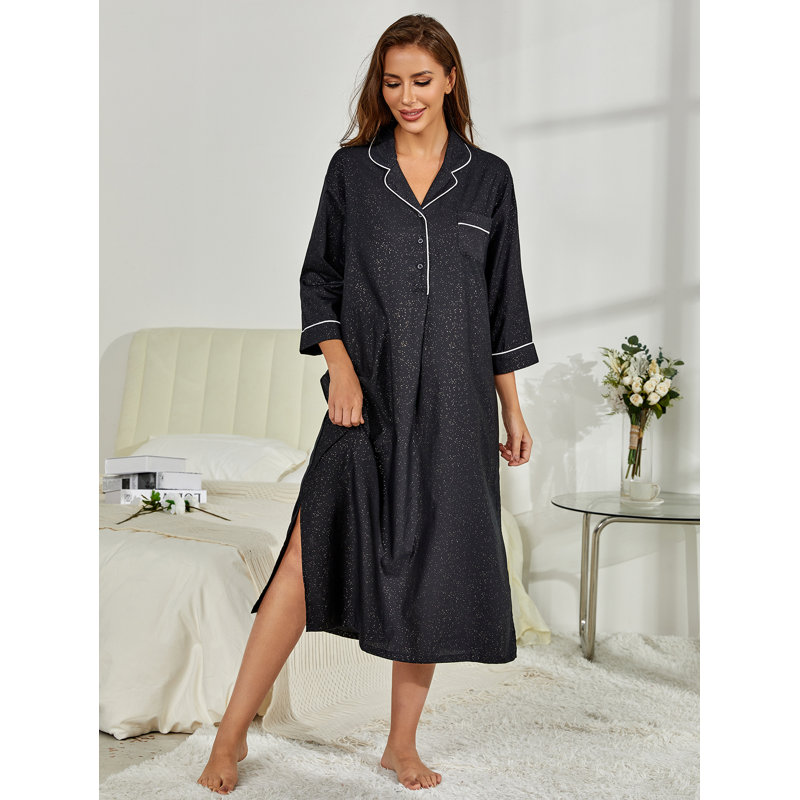 Peignoir Belger, S, Noir
