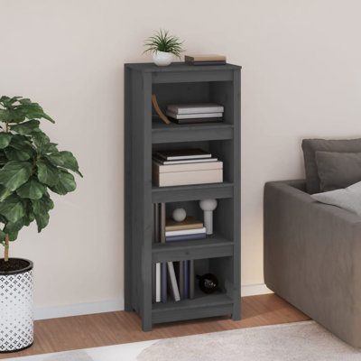 Inkster 125.5 cm H Solid Wood Standard Bookcase