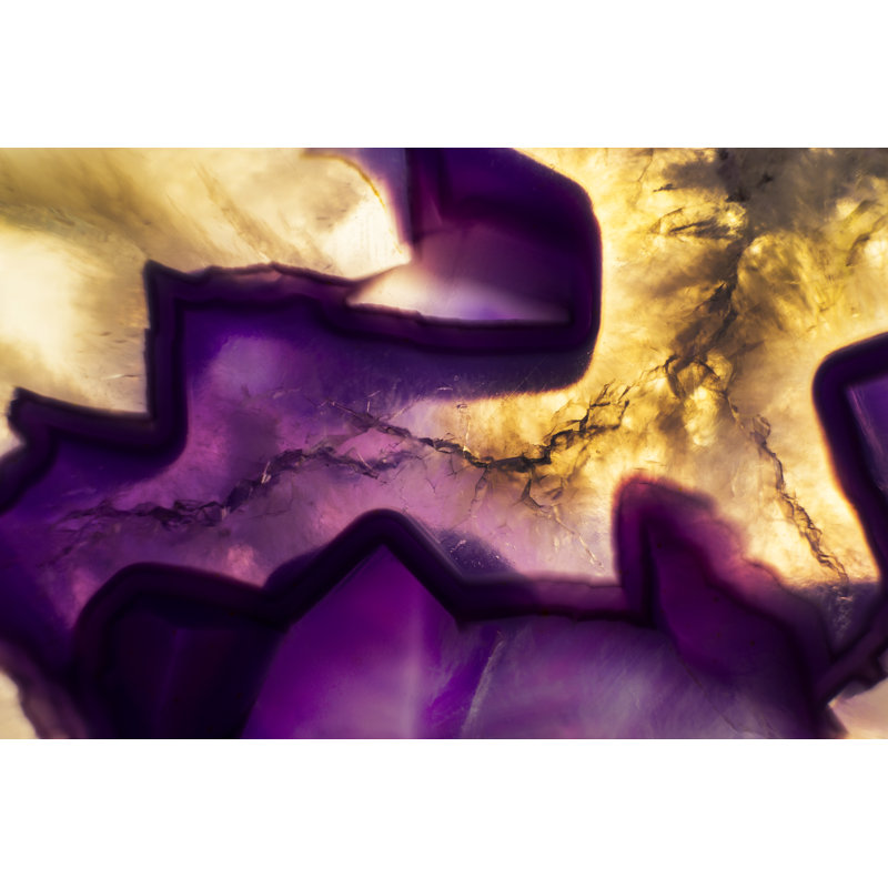 Thurley Agate Stone Detail - Wrapped Canvas Print, 30cm H x 46cm W x 3.8cm D