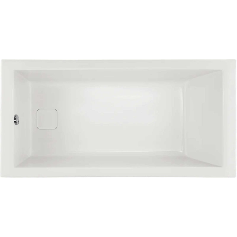 Designer Lexie 66" x 36" Freestanding Soaking Bathtub, Matte Black